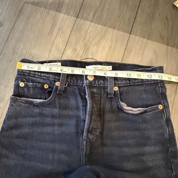 Levi's® Premium WEDGIE STRAIGHT FIT WOMEN'S JEANS Black 31910 - Picture 11 of 14